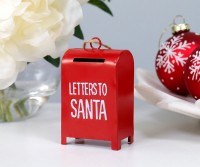 Red Mailbox Decoration - Letters to Santa