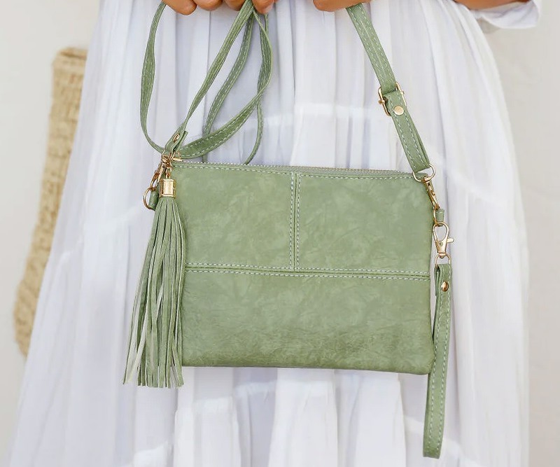 Bardot Grey Clutch Bag - Crossbody Bag - Home Decor Online - New Arrivals