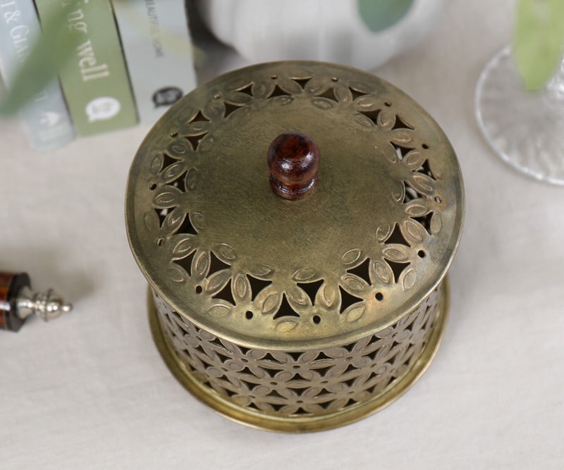 Shangri-La Gold Trinket Box