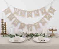 Merry Christmas Bunting Garland