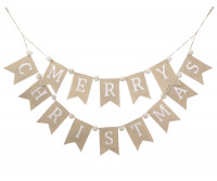 Merry Christmas Bunting Garland