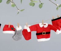 Santa's Clothesline Christmas Garland - 190cm