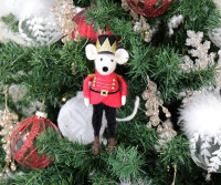 Prince George Felt Mouse Tree Decoration