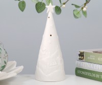 Wonderland Embossed White Porcelain Tree - Short