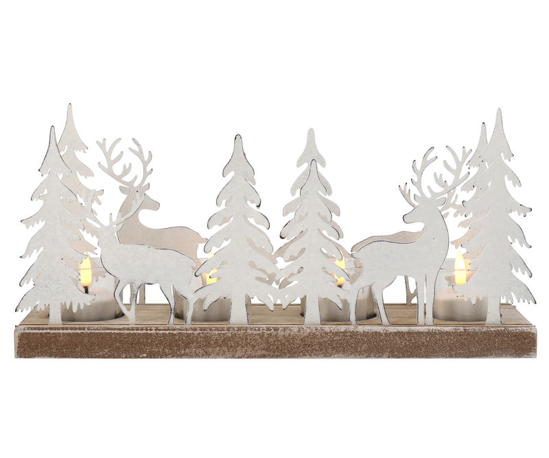 Midwinter Scene Tealight Holder