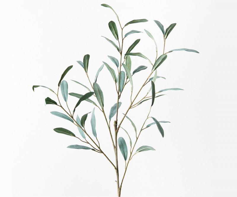 Set 3 Ravello Grey-Green Olive Leaf Sprays