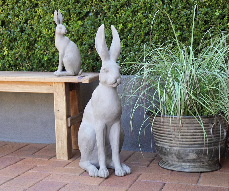 Harold the Hare Sculpture - Grey