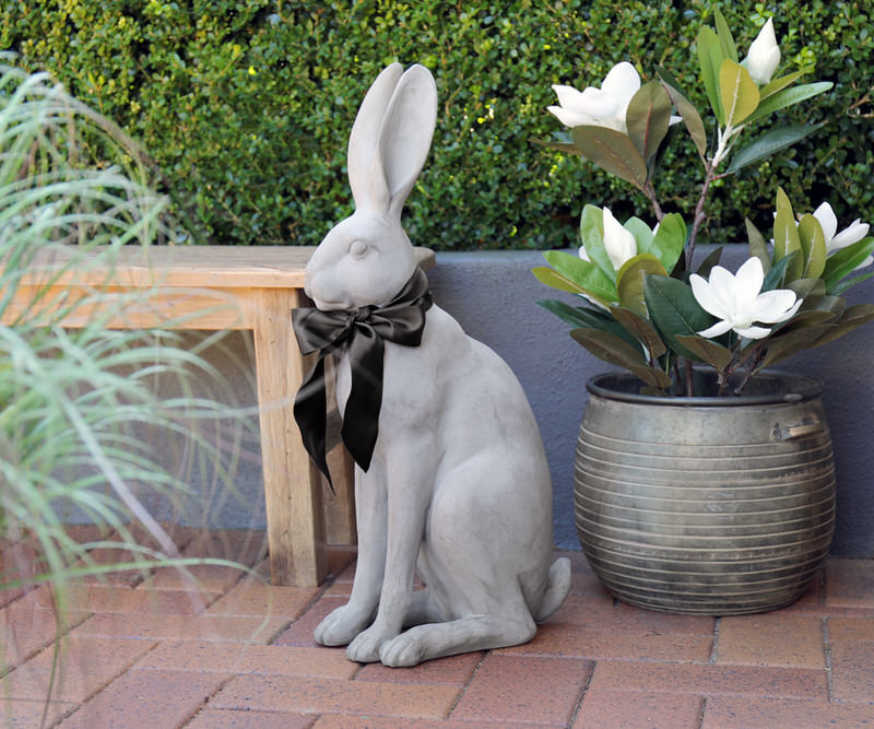 Harold the Hare Sculpture - Grey