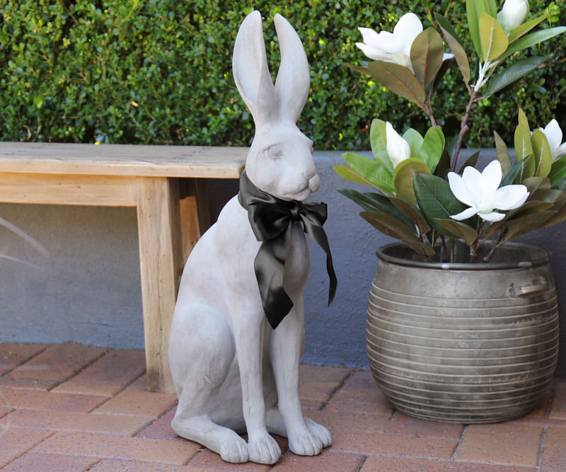 Harold the Hare Sculpture - Grey