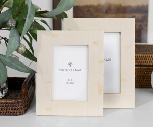 Dalton Cream Bone Photo Frame 4x6