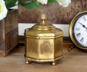 Chateau Gold Trinket Box