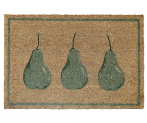 Large Green Pears Doormat 90cmx60cm