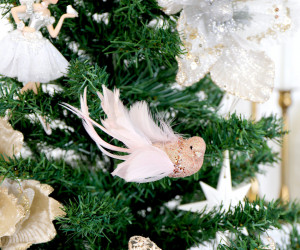 Amelie Pink Bird Tree Decoration