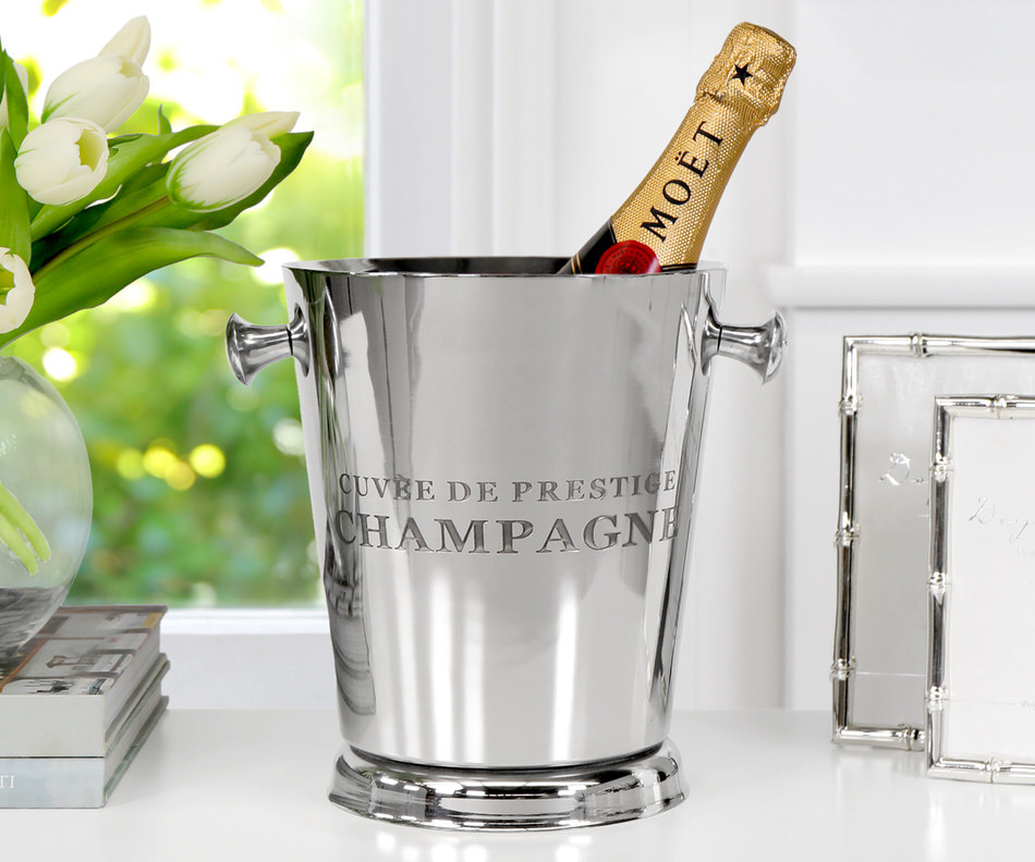 Cuvee de Prestige Silver Champagne Bucket