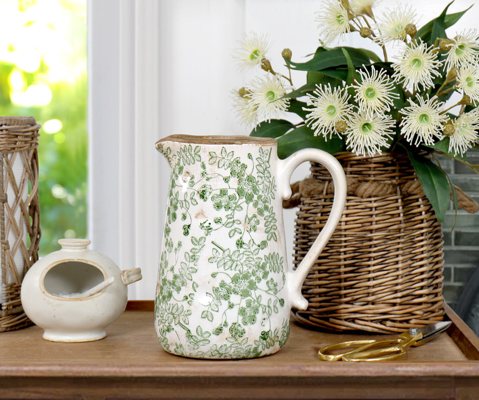 Large Greenaway Floral Jug