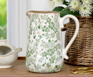 Large Greenaway Floral Jug