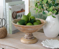 Carobella Mango Wood Fruit Bowl