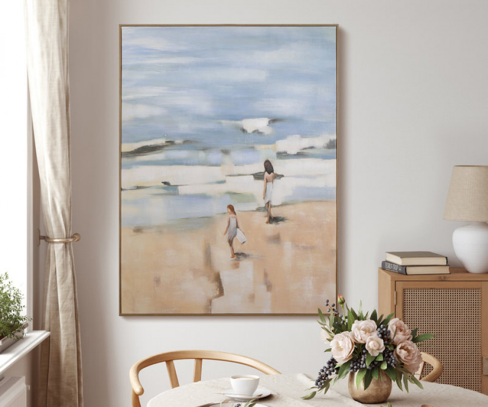 Drifter Beach Canvas Painting