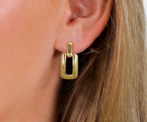 Peyton Gold Chain Link Earrings