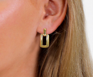 Peyton Gold Chain Link Earrings