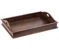 Belle Ottoman Tray in Dark Wood - Home accessories and homewares - Home ...