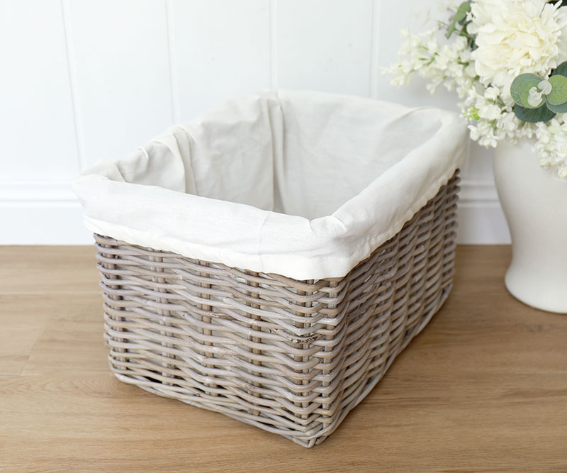 Baskets rattan and woven wicker items available online