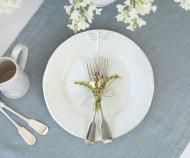 Dragonfly Lunch Plate - White French Provincial Plate