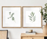 Kendale IV Eucalyptus Botanical Print - Framed