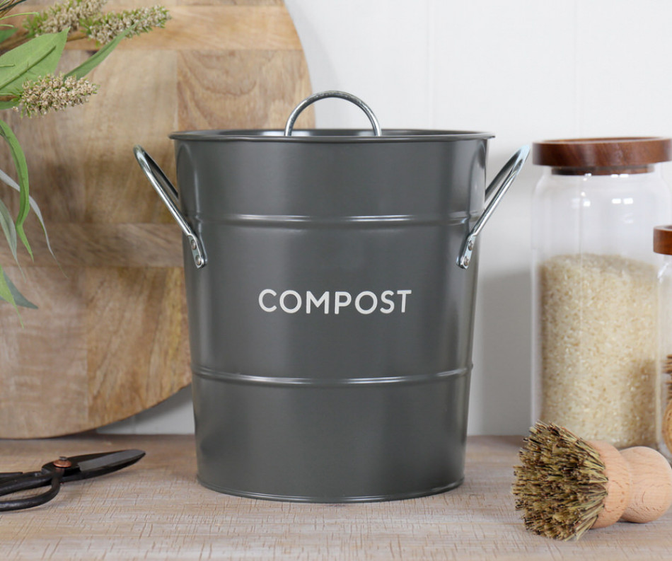 Kitchen Compost Bin - Charcoal