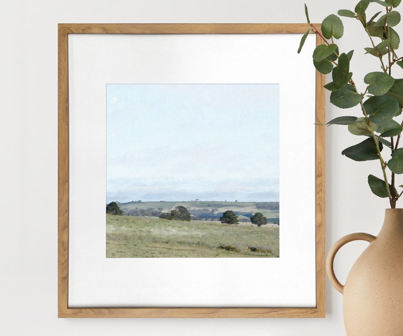 Coopers Hill I Landscape Wall Art Print