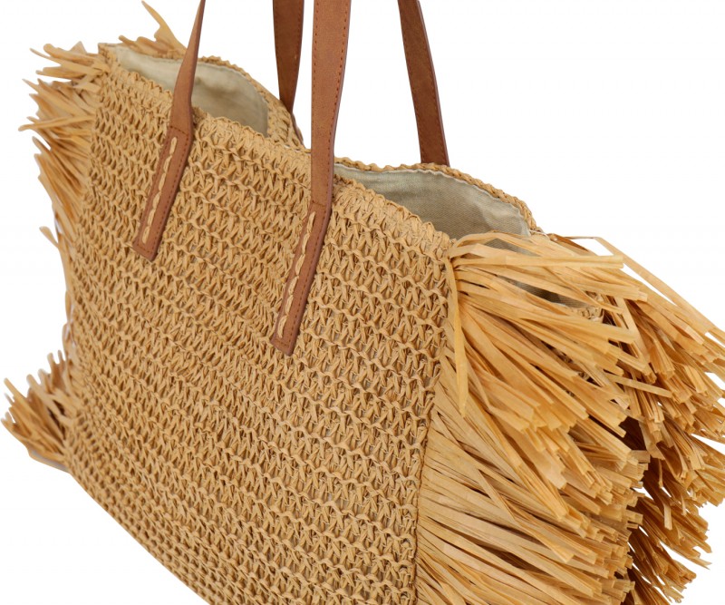 beach straw tote