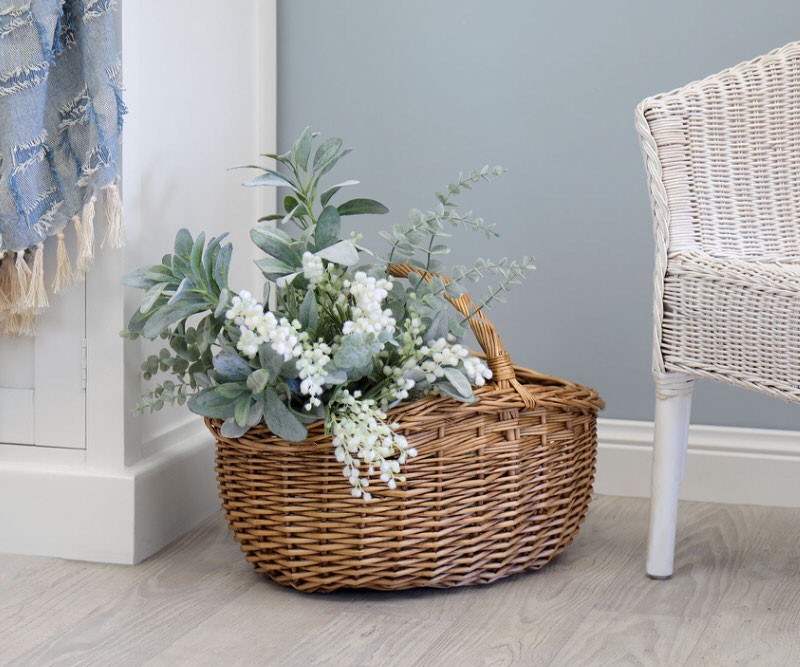 Baskets rattan and woven wicker items available online