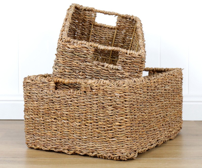 Baskets rattan and woven wicker items available online