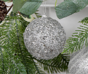 Harmony Silver Crystals Tree Bauble