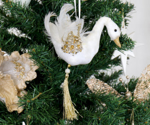 Giselle White Swan Tree Decoration