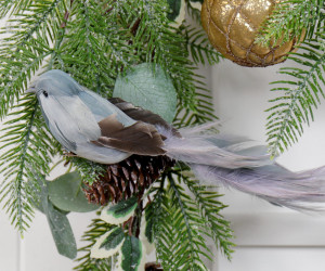 Divine Blue Bird Christmas Tree Decoration