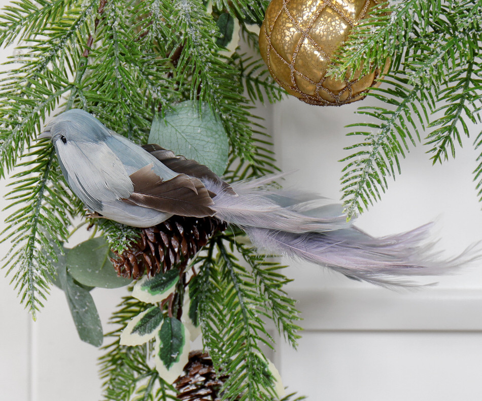 Divine Blue Bird Christmas Tree Decoration