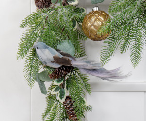 Divine Blue Bird Christmas Tree Decoration