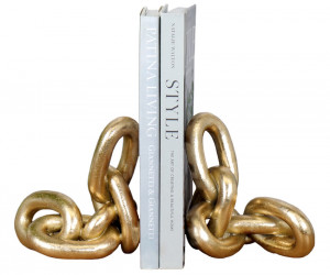 Set of 2 Vermont Gold Links Bookends