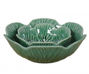 Large Savoy Cabbage Leaf Bowl