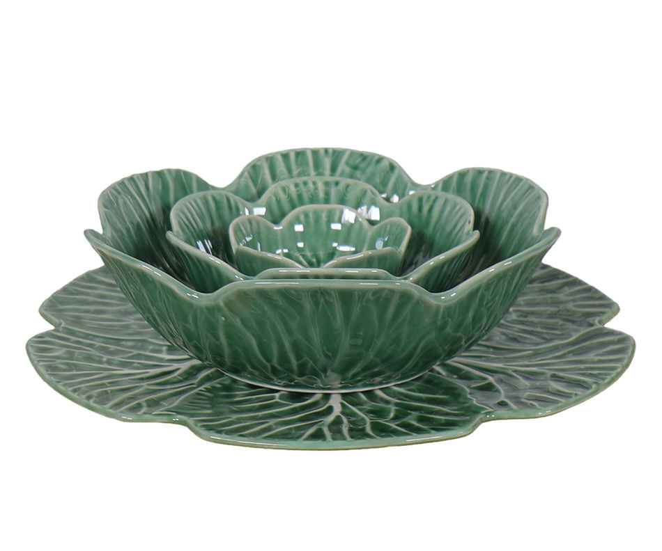 Medium Savoy Cabbage Leaf Bowl