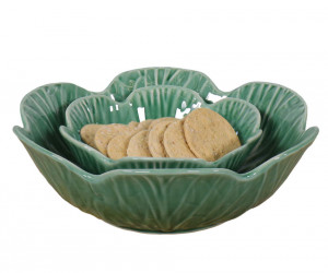 Medium Savoy Cabbage Leaf Bowl