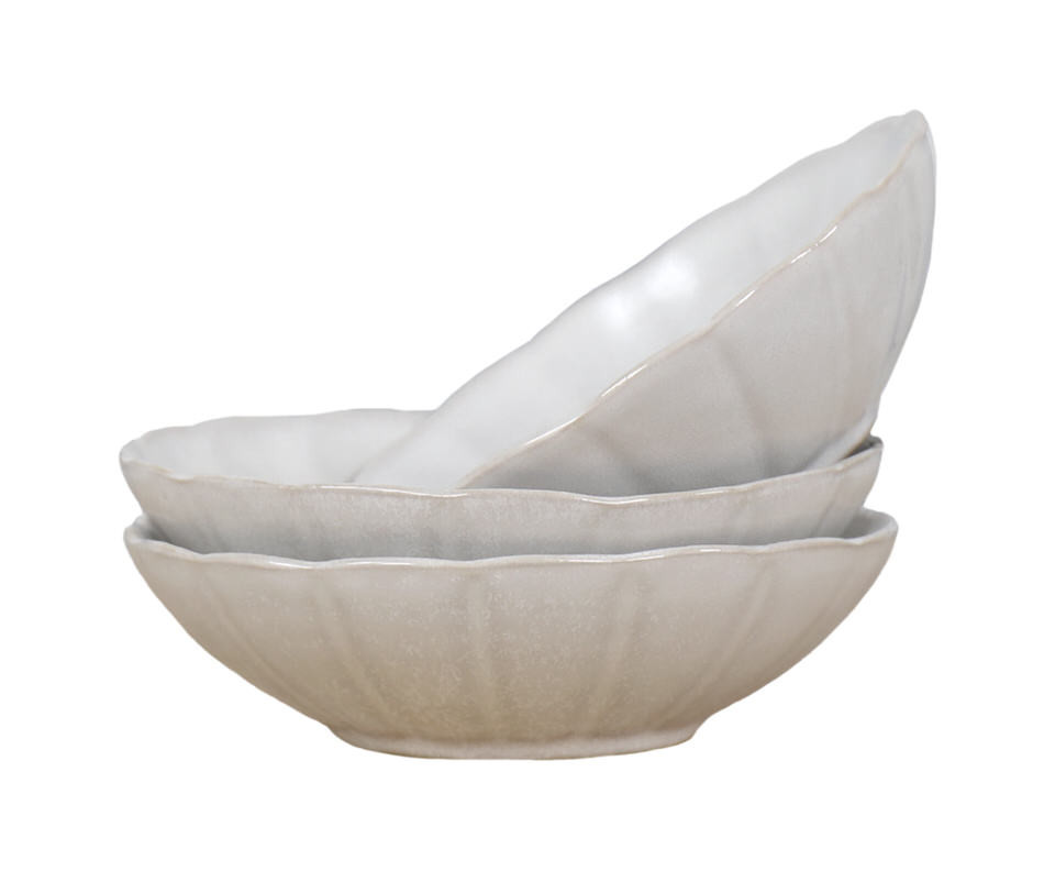 Set 3 Marguerite Fluted Dip Bowls