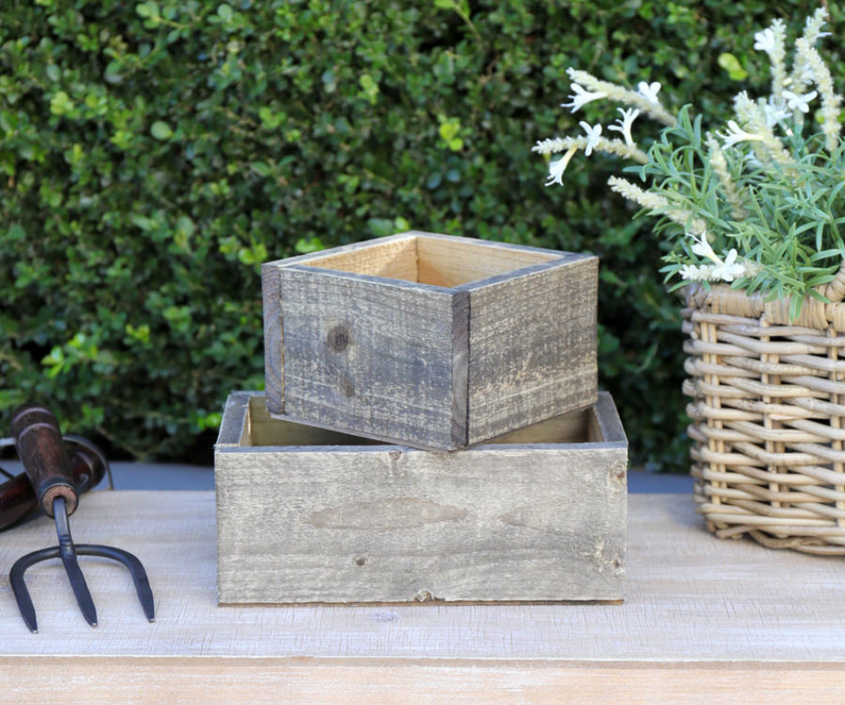 Small Rustic Wood Box