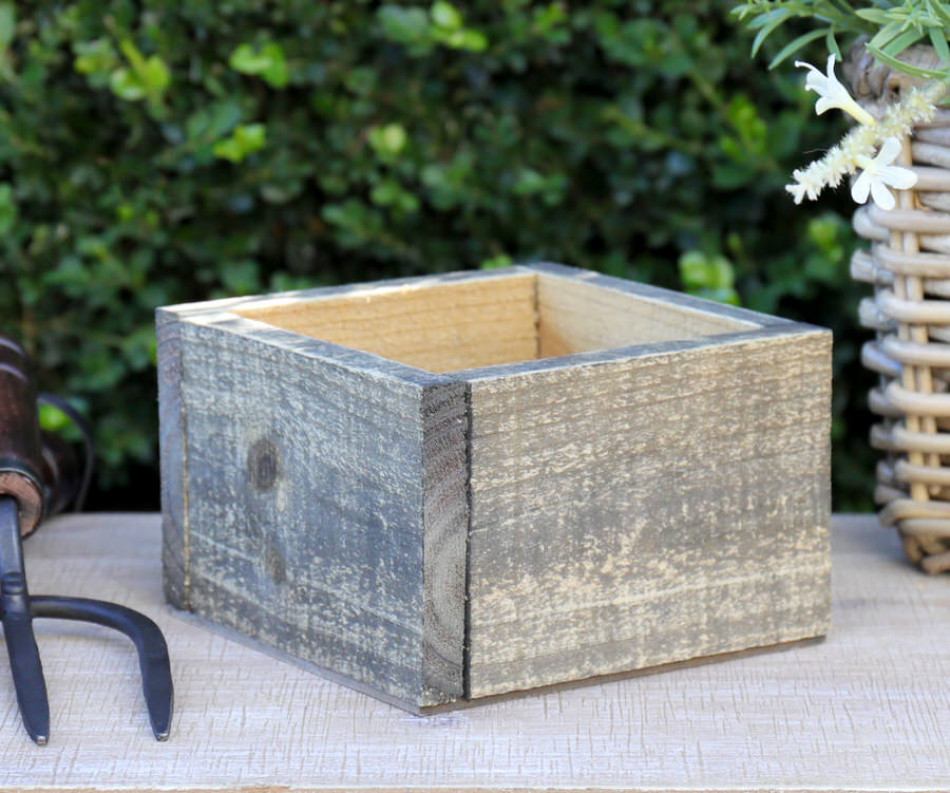 Small Rustic Wood Box