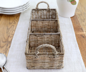 Breton Storage Tray - 3 Compartment Caddy