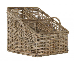 Breton Rattan Cutlery Caddy