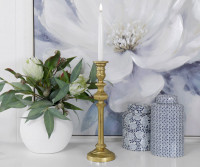 Chessington Gold Candlestick - Tall