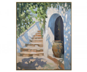 Villafranca Courtyard Canvas Painting