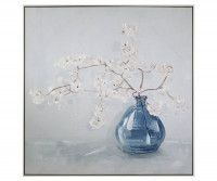 Sakura Blossom Vase Canvas Painting